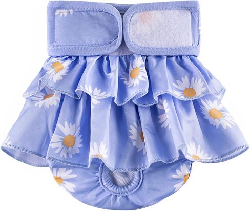 Dogs Physiological Pants,Reusable Dog Diapers Female,Washable Diapers（3 Pieces * L Size，Waist Circumference Between 19-25.5 inches） in Saudi Arabia