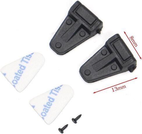 2PCS Abs Plastic Door Hinge/Door Handle/Engine Hinge/Fuel Tank Port/air Inlet Suitable for 1/10 Rc Car Parts Traxxas Trx4 Axial Scx10 (Door Handle) in Saudi Arabia
