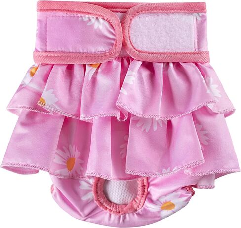 Dogs Physiological Pants,Reusable Dog Diapers Female,Washable Diapers（3 Pieces * L Size，Waist Circumference Between 19-25.5 inches） in Saudi Arabia