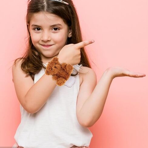 Toyvian Plush Bear Slap Bracelet Animal Slap Bands Patting Wrist Ring for Kids' Party Favors in Saudi Arabia