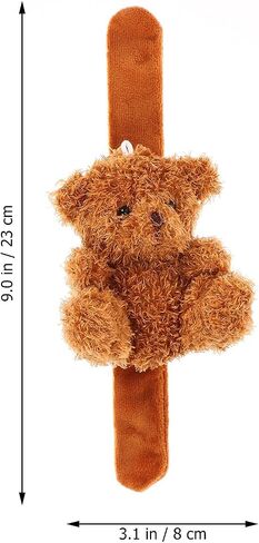 Toyvian Plush Bear Slap Bracelet Animal Slap Bands Patting Wrist Ring for Kids' Party Favors in Saudi Arabia