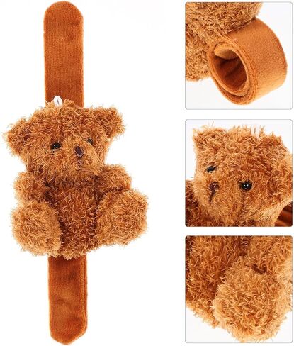 Toyvian Plush Bear Slap Bracelet Animal Slap Bands Patting Wrist Ring for Kids' Party Favors in Saudi Arabia