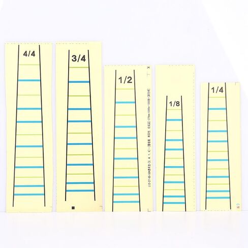 3PCS Violin Practice Fiddle Finger Guide Sticker Violino Fingerboard Fretboard Indicator Position Marker (4/4) in Kuwait