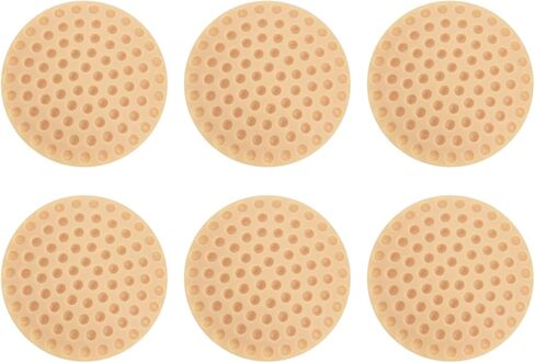 uxcell 6pcs سدادة الباب واقي جدار ، 50 مم/2 "مصدات لاصقة ذاتية أبيض PVC حارس العازلة لوقف باب المكتب المنزلي in Saudi Arabia