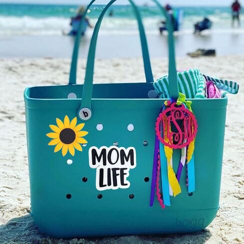2PCS Daisy Flower Charms for Bogg Bag, Insert Decorative Charm for Handbag Beach Tote Bag Dog MOM Life in Saudi Arabia