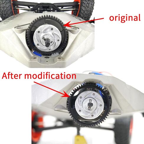 Gear Spec Gear 58t Main Gear 0.8m 32p لـ 1/10 Tra-xxas E-Revo Rally Vxl Slash 4x4 جميع الإصدارات Stampede 4x4 Vxl Summit T-Maxx (58t) in Kuwait