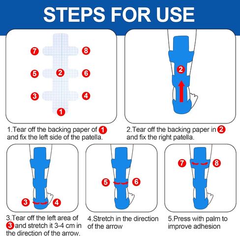 30 Pcs Achilles Tendonitis Kinesiology Tape Precut Achilles Tendon Ankle Tape Latex Free for Sprained Ankle Relief Muscle Support Foot Pain Athletic Sport(Nude) in Kuwait