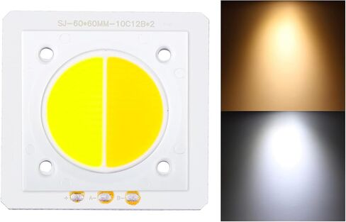 100W (Warm White 3200K+Cold White 6500K) Double Color Led SMD COB Integrated Light Source, Led Beads, Led Chip, Led Lamp Bulb for LED Stage Lights in Kuwait