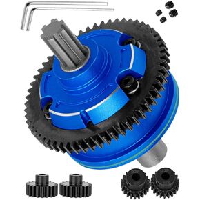#45 Steel 57t Spur Gear Slipper Clutch مع 20T/21T Pinions ترقيات جزء من 1/10 Kraton/Outcast 4S V2 ، Senton/Vorteks 223S V4،1/8 Mojave 4S BLX ، Typhon 223S V4 ، Black ، Black
