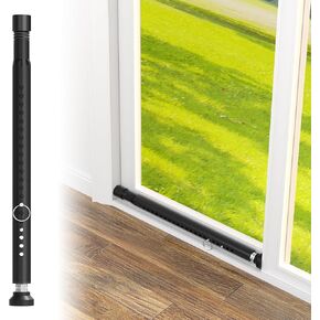 Door Security Bar & Sliding Patio Door Lock, Heavy Duty Door Stoppers Security Devices from Inside, Apartment Door Jammer Door Stopper, Portable Hotel Door Locks for Travelers Security