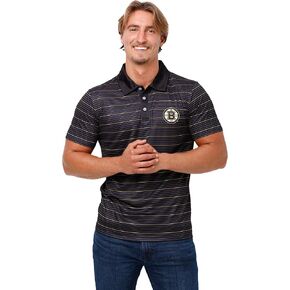 FOCO Men's NHL Team Logo Polo Short Sleeve Polyester Shirt