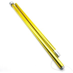 Sumrica Magic Magician's Magician's Aluminium Cane Cane Stick الحيل السحرية في الهواء الطويلة العائمة قصب قصب متوازن السحر خدعة Magia Wand Magic Magic Ollusions (L 83 سم ، R 1.5 سم) (Silver) (Silver)