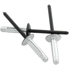 Allstar Performance Black 3/8" Aluminum Mandrel Tri-fold Rivet with Small Head