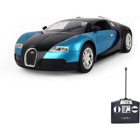 Vinie Remote Control Car for Boys ، RC Cars Bugatti Veyron ، 1:24 Scale Toys Drift Kids ، Drift Car مع أضواء LED باردة ، 4 5 6 7 8 9 10 11 12 سنة ، هدية عيد ميلاد عمرها (أزرق)