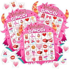 Blosssound Mardi Gras Bingo Game مجموعة Mardi Gras Bingo Cards لـ 24 لاعب Mardi Gras Party Game for Family Mardi Gras Carnival Holiday Bingo Cards for Mardi Gras Party Tavor Bingo