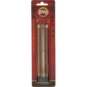 KOH-I-NOOR 2B/4B/6B JUMBO DRIVERCEL PENBEL (حزمة 3)