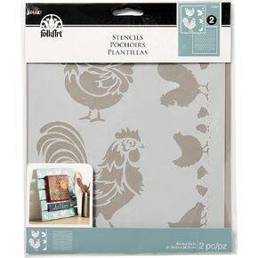 Folkart Chicken Coop ، 8.5 × 9.5 بوصة من التنسيق (حزمة 2) ، 8.5 "× 9.5" ، 3 عدد in Kuwait