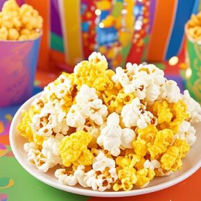 100 PCS مصغرة الفشار وهمية ، ثمانية أنماط نماذج راتنجات الاصطناعية لحرف DIY ، ديكور دمية ، حلي عيد الميلاد ، الدعائم الحفلات ، صنع القرط ، ألوان مختلطة