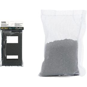 Fluval SPEC/EVO/Flex Aquarium Filter Media Replacement Bundle, Foam Filter Block and Activated Carbon, Replacement Filter Media for Aquariums