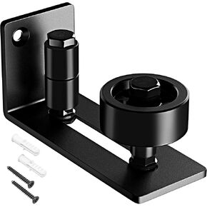 2 Pack Barn Door Floor Guide - Sliding Barn Door Bottom Guide for Bottom Adjustable Roller 8-Setup Options - Quiet Operations, Flush Design with Felt Strips