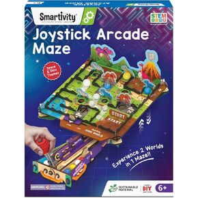 Smartivity عصا التحكم Arcade Maze Toy للأطفال من 6 إلى 12 سنة | 2in1 Space & Jungle موضوع المغامرات I هدية عيد ميلاد للبنين والبنات I STEM Educational DIY Science Toys للأطفال الذين تتراوح أعمارهم بين 6،7،8،10،11،12