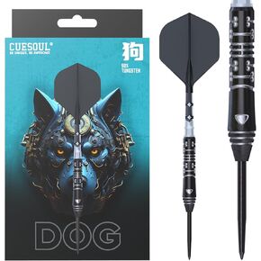 CUESOUL Chinese Zodiac 20/21/23/24g Steel Tip 90% Tungsten Dart Set with Integrated ROST T19 Flight