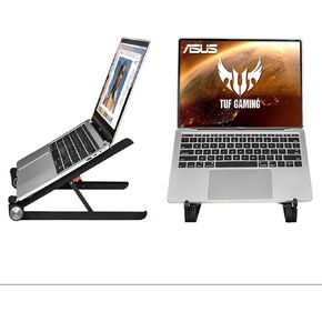 Portable Laptop Stand for Asus TUF Gaming A17 16 A15 A16 A14 F15 F16 F17 Dash 15 F15 14-18 inch Gaming Laptop.Laptop Stand for Desk,Made of Reinforced Nylon, 304 Stainless Steel and Silicone.Black