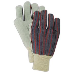 MAGID DuraMaster TK6 Leather Glove, Knit Wrist Cuff, Women's Small (12 Pair)