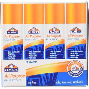 Elmer's® All-Purpose Glue Sticks, 0.21 Oz, Pack of 12