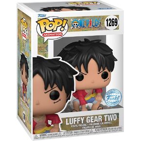 فونكو بوب! الرسوم المتحركة قطعة واحدة Luffy Gear Two - الإصدار الخاص متعدد الألوان فينيل الشكل رقم 1269 - شائع لا مطاردة