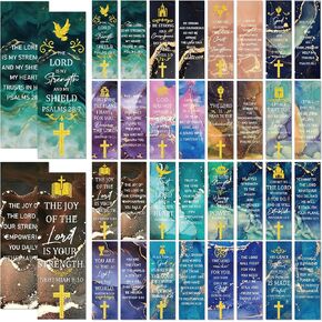 مرجعية مسيحية كبيرة للنساء ، 96 PCS إشارات إلى الكتاب المقدس ، مرجعية للكتاب المقدس الديني ، مرجعية ، هدايا الكتاب المقدس الروحية الملهمة لمستلزمات عشاق كتاب "عشاق القراءة" العشاق