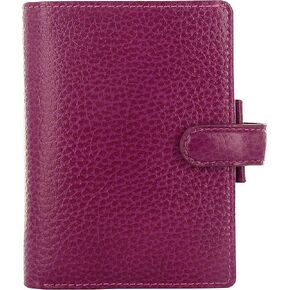 منظم Filofax Finsbury ، الحجم المصغر ، التوت-الجلود التقليدية الحبيبية ، خمس حلقات ، مذكرات تقويم لمدة أسبوع إلى آخر ، متعدد اللغات ، 2025 (C025398-25)