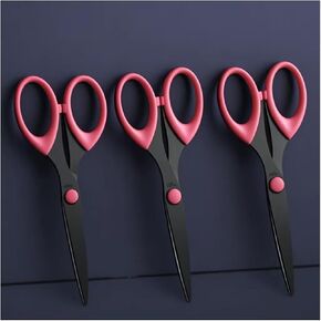 3 Pack 8" Multi-Purpose Scissors, Arts and Crafts Scissors,for Office, Home, School and Sewing(Pink)