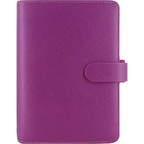 منظم Filofax Saffiano ، الحجم الشخصي ، Raspberry-الحبوب ، Leather-Look ، ست حلقات ، مذكرات تقويم لمدة أسبوع إلى آخر ، متعدد اللغات ، 2025 (C022453-25)