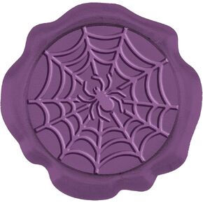CRASPIRE 50PCS HALLOWEEN WAX SEAL ملصقات العنكبوت العنكبوت ويب