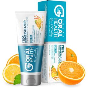 Nano hydroxyapatite Toothpaste Fluoride-Free, Pro Mineralizer Toothpaste: Dentist Formulated Remineralizing Anti Cavity Xylitol Toothpaste, Enamel Support Sensitive Teeth Toothpaste – Peppermint Wow