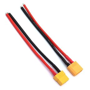 DGZZI 1PAIR XT90 موصل قابس وإناث مع كابل 150 مم 12AWG لبطارية RC LIPO FPV بدون طيار