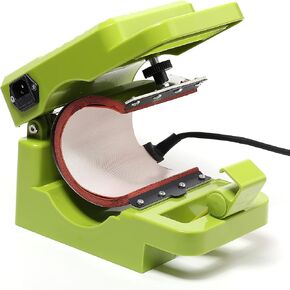 مكبس Heat Press - 9.5 في آلة تحميص القدح اليدوي ، WT -102 كوب كوب كوب نقل الحرارة تسامي آلة الضغط على آلة القهوة DIY