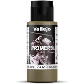 Vallejo - Surface Primer Color | العشب الجلامس أواخر 60 مل. (2.02 fl.oz.) | الانتهاء غير اللامع وتجفيف سريع | مثالي للبثوية والالتصاق الرائع للتماثيل ونماذج الحجم