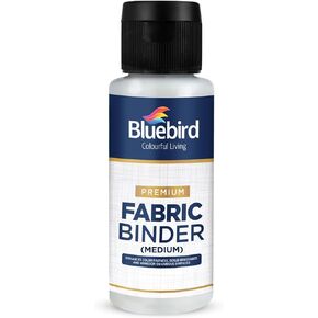 Bluebird Fabric Medium - 3.4 Fl Oz / 100 مل - متوسط ​​النسيج لطلاء القماش ، يمنع التقشير ، المثالي للملابس ، وملحقات النسيج ، والمزيد