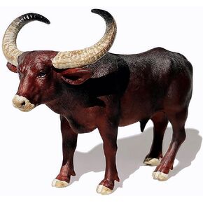 لعبة Gemini & Genius Bull for Kids ، ألعاب حيوانات Cow Farm ، لعبة Ox Farm واقعية ودائمة للأطفال والبنات لعبة Girl