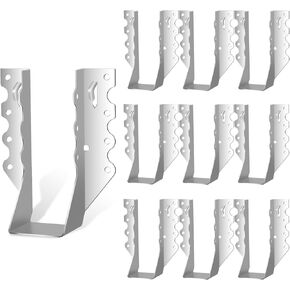 2x10 Joist Hanger,20 Gauge Double Shear Face Mount Joist Hanger,Hurricane Ties for Rafters Tie Brackets Great for Floor Deck and Ceiling Joists (2*10 Joist Hanger 25pcs)