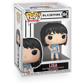 Rocks: Blackpink - Lisa in Shut Down Vinyl Figure Collectibles Bundle with Compatible Funko Pop Box Protector