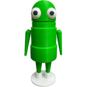REPO 3D Printed Character Figure, R.E.P.O Horror Game Posable Articulated Collectible Model for Fans Gift (Black)
