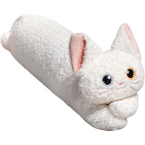 Long Cat Plush Toy Body Pillow, Cat Stuffed Animal Pillow Insert Soft Cat Decoration for Bed/Couch Birthday Gifts for Girlfriend and Kids 36 inch Black Cat