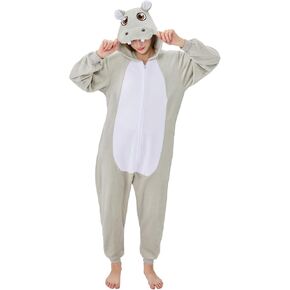 Unisex Adult Animal Onesie Pajamas Slim Fit Halloween Costume One Piece Sleepwear Homewear Cosplay Suit in Saudi Arabia