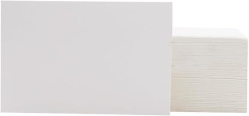 150 Pack White Blank Index Cards，3.5x7 White Blank Cardstock Paper 250 GSM Heavyweight Cardstock Thick Paper Cardstock for Post Cards,Invitations,DIY Tag Gift Card,Recipe Cards in Kuwait