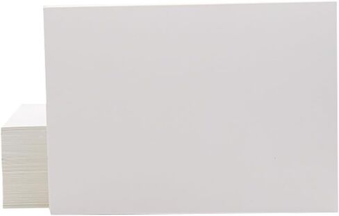 150 Pack White Blank Index Cards，3.5x7 White Blank Cardstock Paper 250 GSM Heavyweight Cardstock Thick Paper Cardstock for Post Cards,Invitations,DIY Tag Gift Card,Recipe Cards in Saudi Arabia