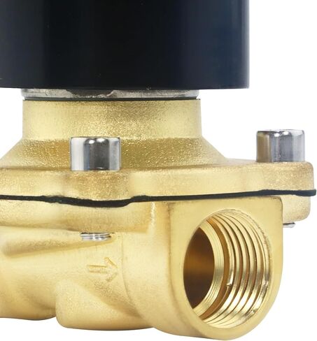 Electric Solenoid Valve 3/8 Inch NPT 12V DC Brass Air Valve 2W040-10 Normally Closed Solenoid Valve for Water Air Gas Fuel Oil in Saudi Arabia