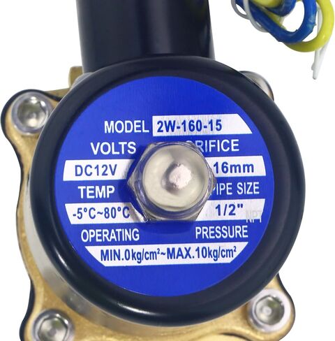 Electric Solenoid Valve 3/8 Inch NPT 12V DC Brass Air Valve 2W040-10 Normally Closed Solenoid Valve for Water Air Gas Fuel Oil in Saudi Arabia